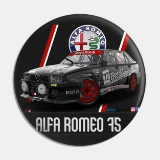 Alfa Romeo 75 Beretta Pin