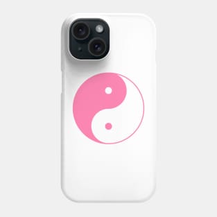 Yin Yang Pink- Ancient Chinese philosophy symbol Phone Case