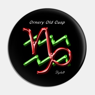 Capricorn Aquarius Cusp Ornery Pin