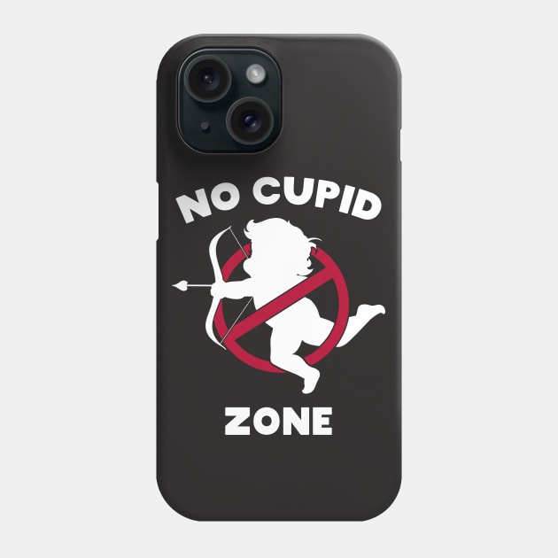 No Cupid Zone Phone Case by MZeeDesigns