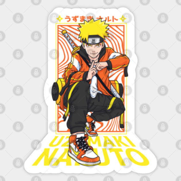 Anime Streetwear Orange Shinobi - Anime - Sticker