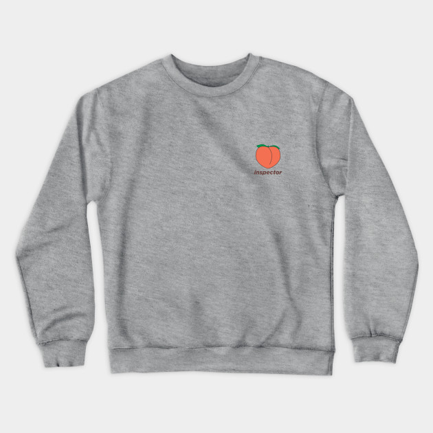 peach crewneck sweatshirt