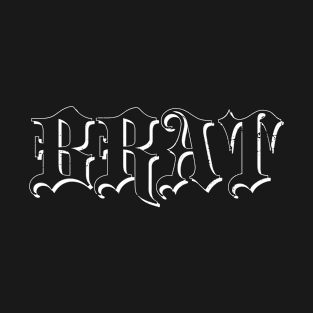 BRAT Gothic Lettering T-Shirt