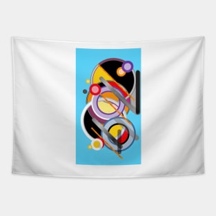 Expressive automatism abstract 4837 Tapestry