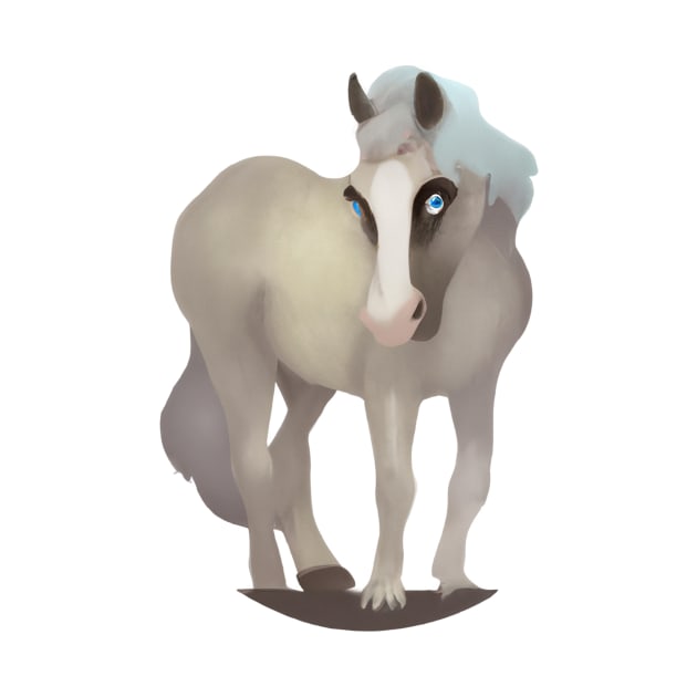 Cute Horse Drawing by Play Zoo