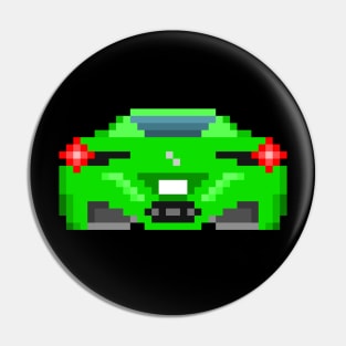 Pixel Art Ferrari Pin