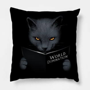 World domination cat - Cat rule - evil plan - I do what I want Pillow