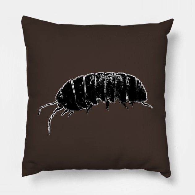 Pillbug Pillow by Pheedphil