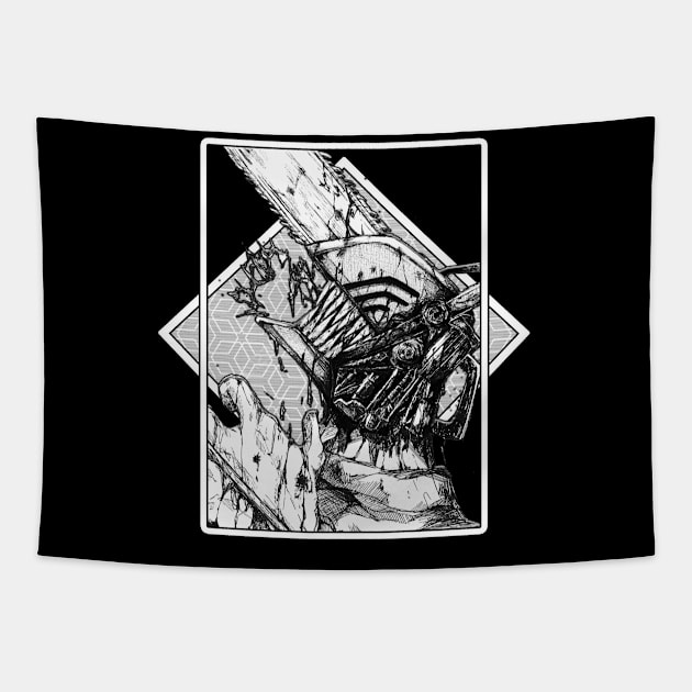 DENJI XXVI CHAINSAW MAN Tapestry by RayyaShop