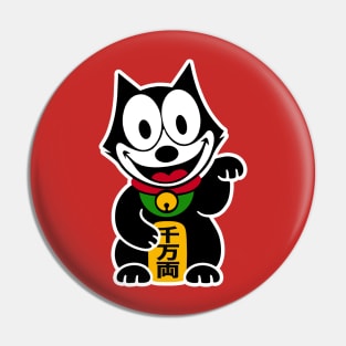 FELIX THE CAT - Japanese lucky cat Pin