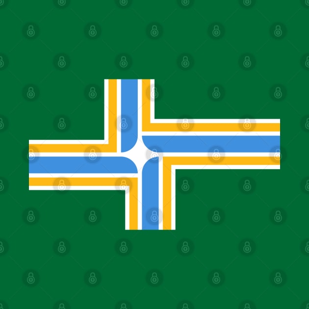 Flag of Portland, Oregon by brigadeiro