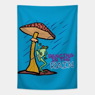 dancing in the rain Tapestry