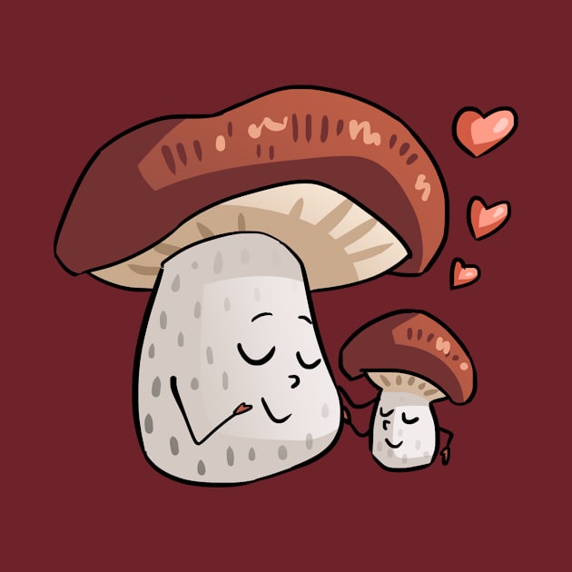 Mushroom Love by CANVAZSHOP