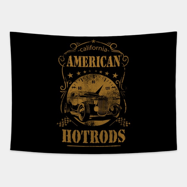 American Hotrods Tapestry by Wearable Designs