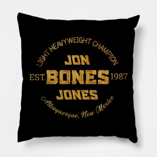 Jon jones t-shirt Pillow