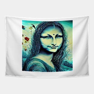 Indian Mona Lisa Tapestry