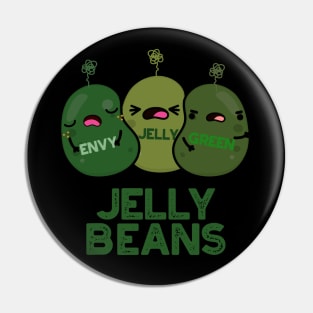 Jelly Beans Funny Jealous Candy Pun Pin