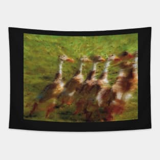 Runner Ducks on the Run Tapestry