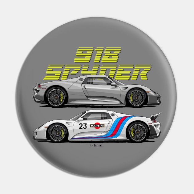 918 Spyder Pin by LpDesigns_