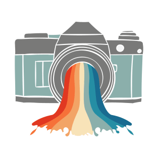 Rainbow Camera T-Shirt