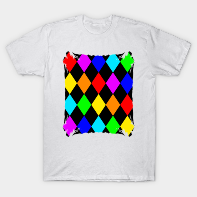 diamond pattern t shirt