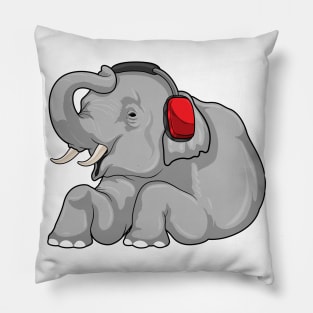 Elephant Music Headphone Pillow