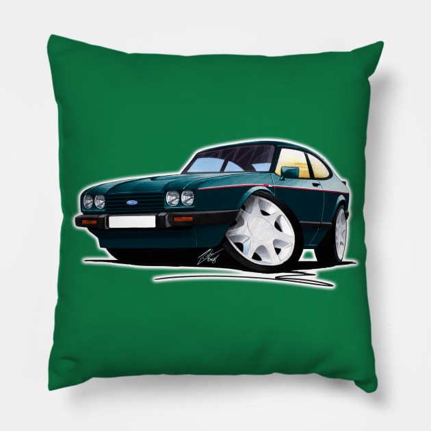 Ford Capri (Mk3) 280 Brooklands Pillow by y30man5