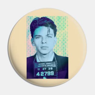 Frank Sinatra Mugshot Pin