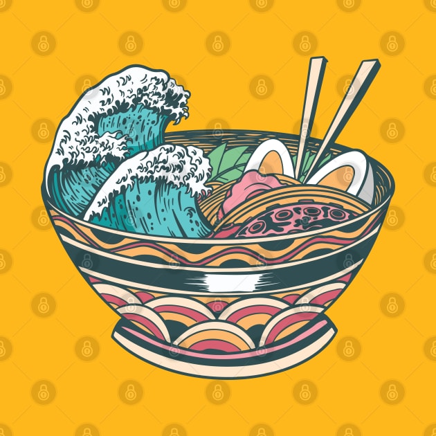 Wave Ramen by seniart