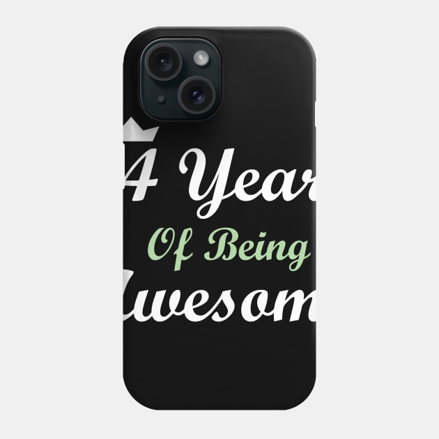 14 Years Of Being Awesome Phone Case by FircKin