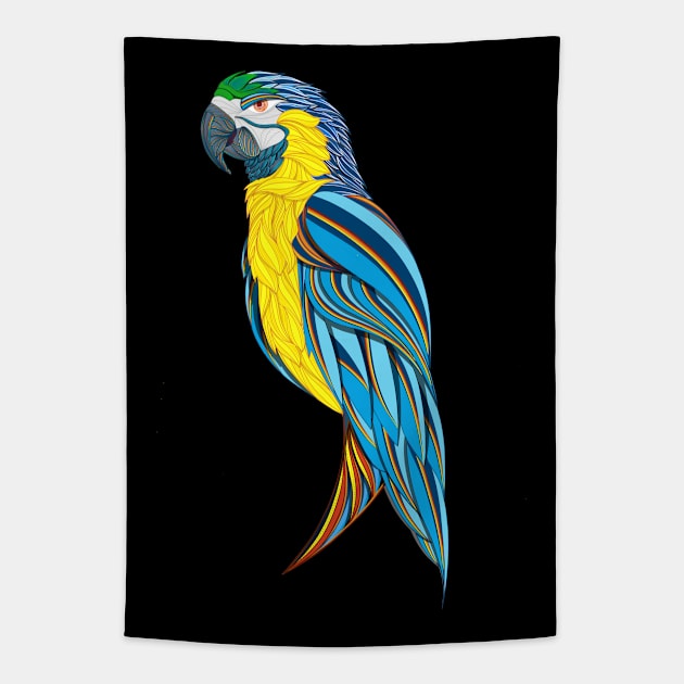 Guacamayo Tropical Tapestry by ladinoariel