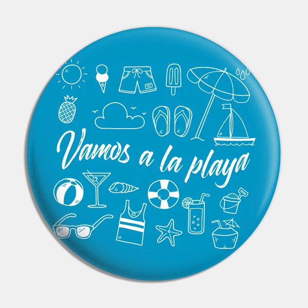 Vamos a la playa - lets go to the beach - tshirt design Pin by verde