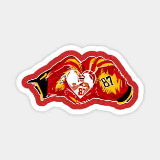 Travis KELCE Heart Magnet