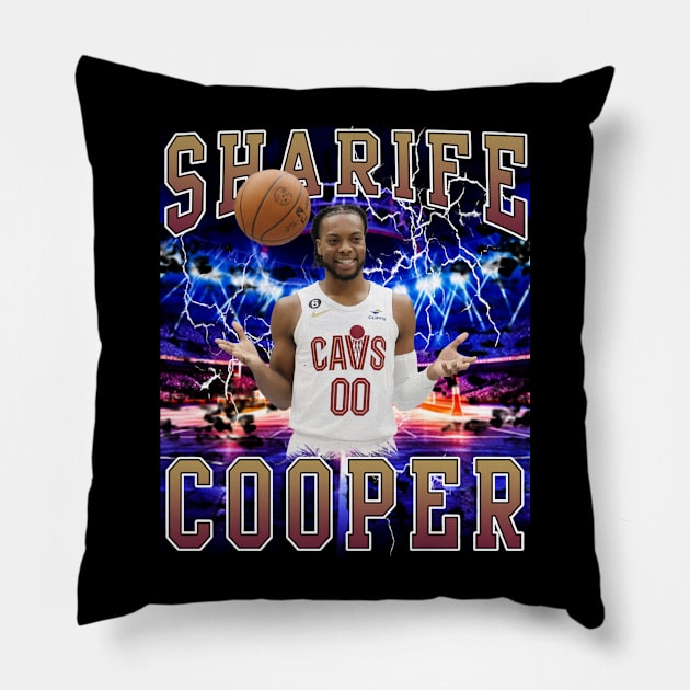 Sharife Cooper Pillow by Gojes Art