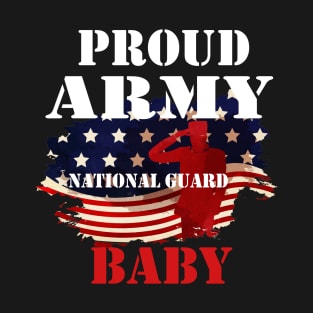 Proud Army National Guard USA baby Shirt T-Shirt