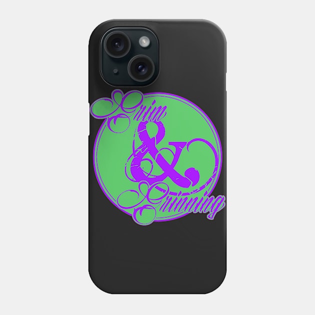 Grim & Grinning Phone Case by crowjandesigns