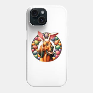 Hanoverian Scenthound Enjoys Easter with Bunny Ears Phone Case