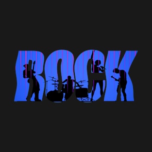 Rock on Blue T-Shirt