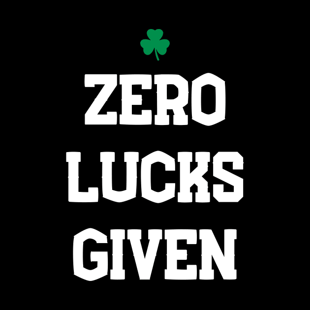 Zero Lucks Given by WMKDesign