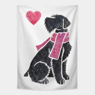 Watercolour Giant Schnauzer Tapestry