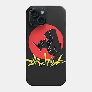 evangelion silhouete Phone Case