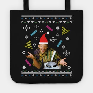 Fresh Prince Of Bel Air Will Smith Christmas Knit Pattern Tote