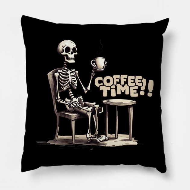 Coffee Time Pillow by didibayatee