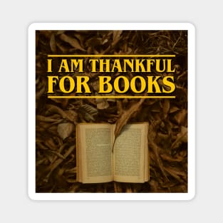 I am Thankful for Books Magnet