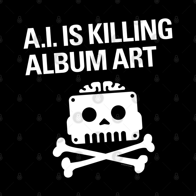 A.I. IS KILLING ALBUM ART by Ashes of Sound