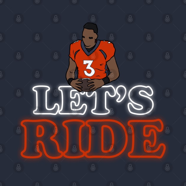 Russell Wilson "Let's Ride" by rattraptees