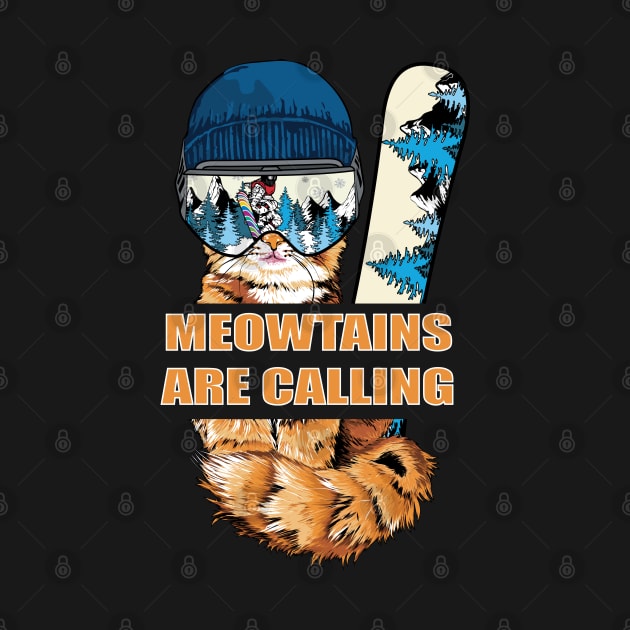 meowtains are calling by PunnyPoyoShop