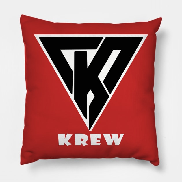 funneh n the krew Pillow by Toilet TissueGhost