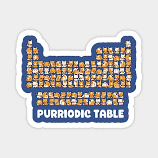 Purriodic Table Magnet