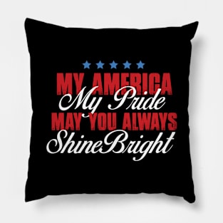 My America My Pride T-shirt Pillow